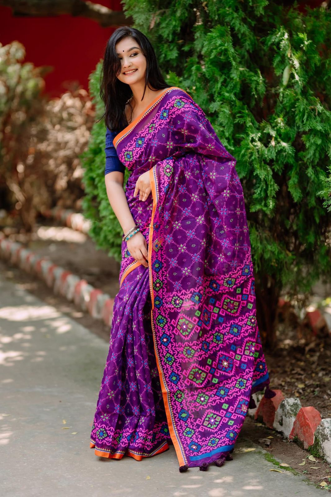 Ganga Yamuna Pattern | Butik Saree