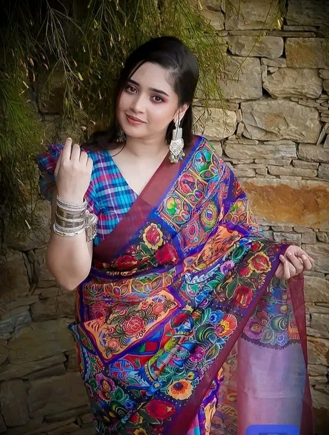 Chitrogolpo | Soft Reshom Silk