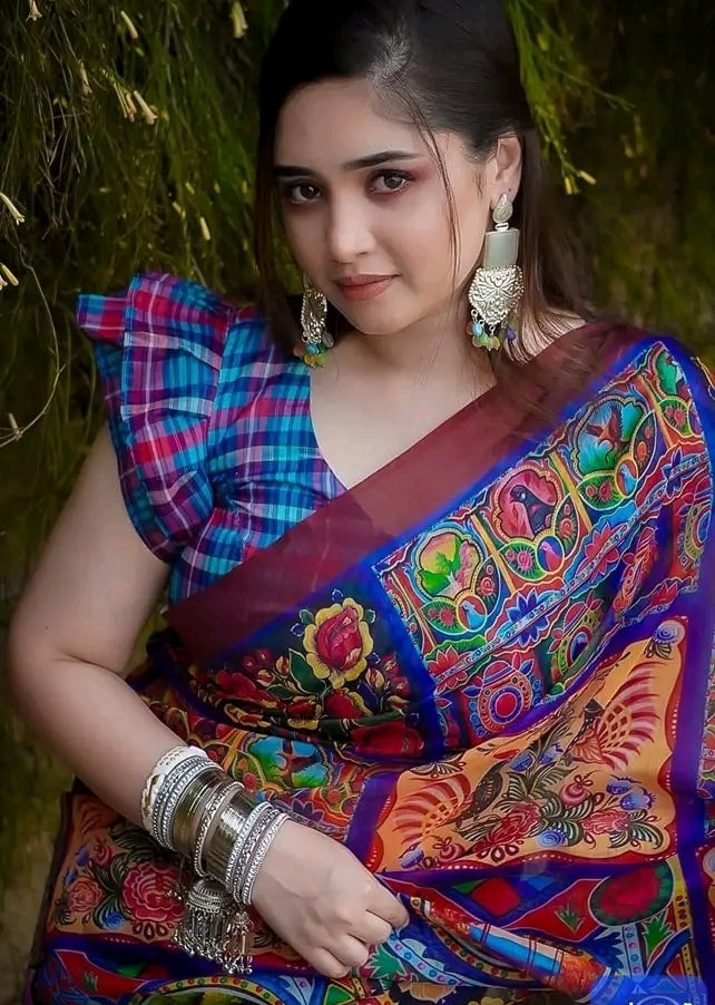 Chitrogolpo | Soft Reshom Silk