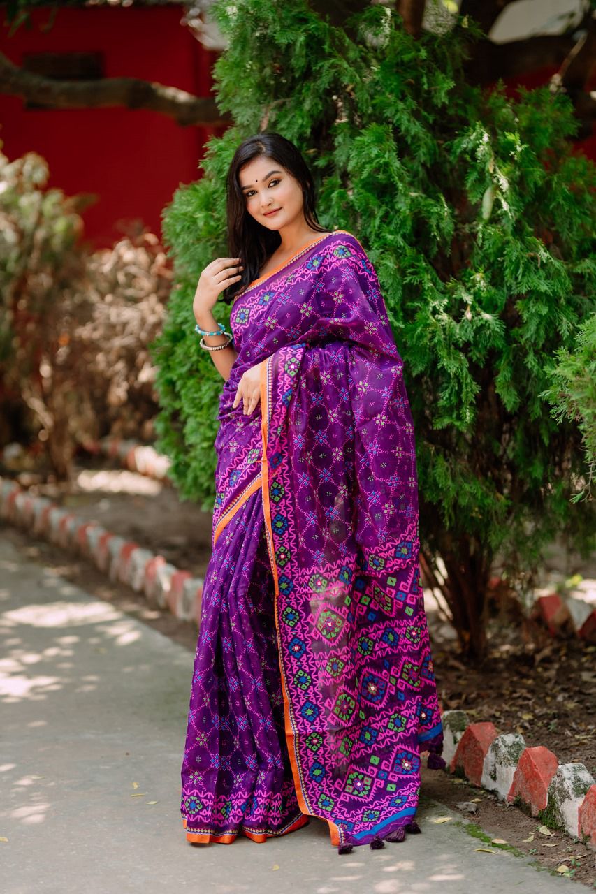 Ganga Yamuna Pattern | Butik Saree