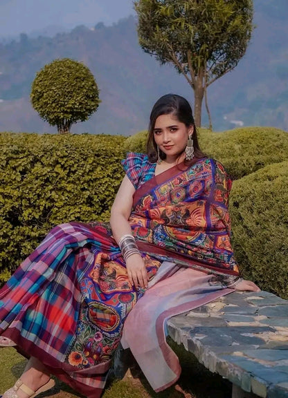 Chitrogolpo | Soft Reshom Silk