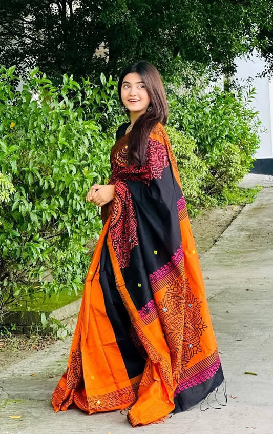 Madhobilata | Premium Dhupiyan Silk